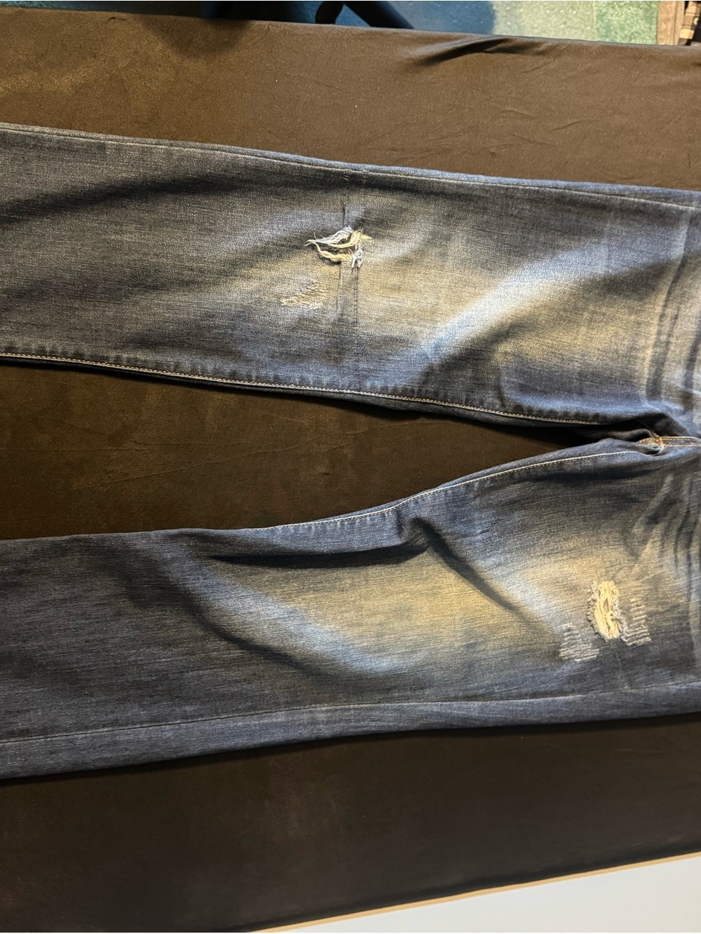 Judy Blue Women’s Skinny Jeans - Medium Blue with Faded Distress